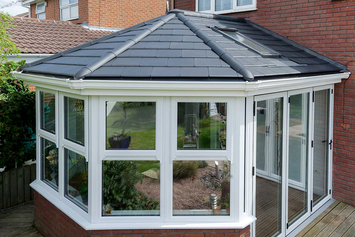 Conservatory roof work