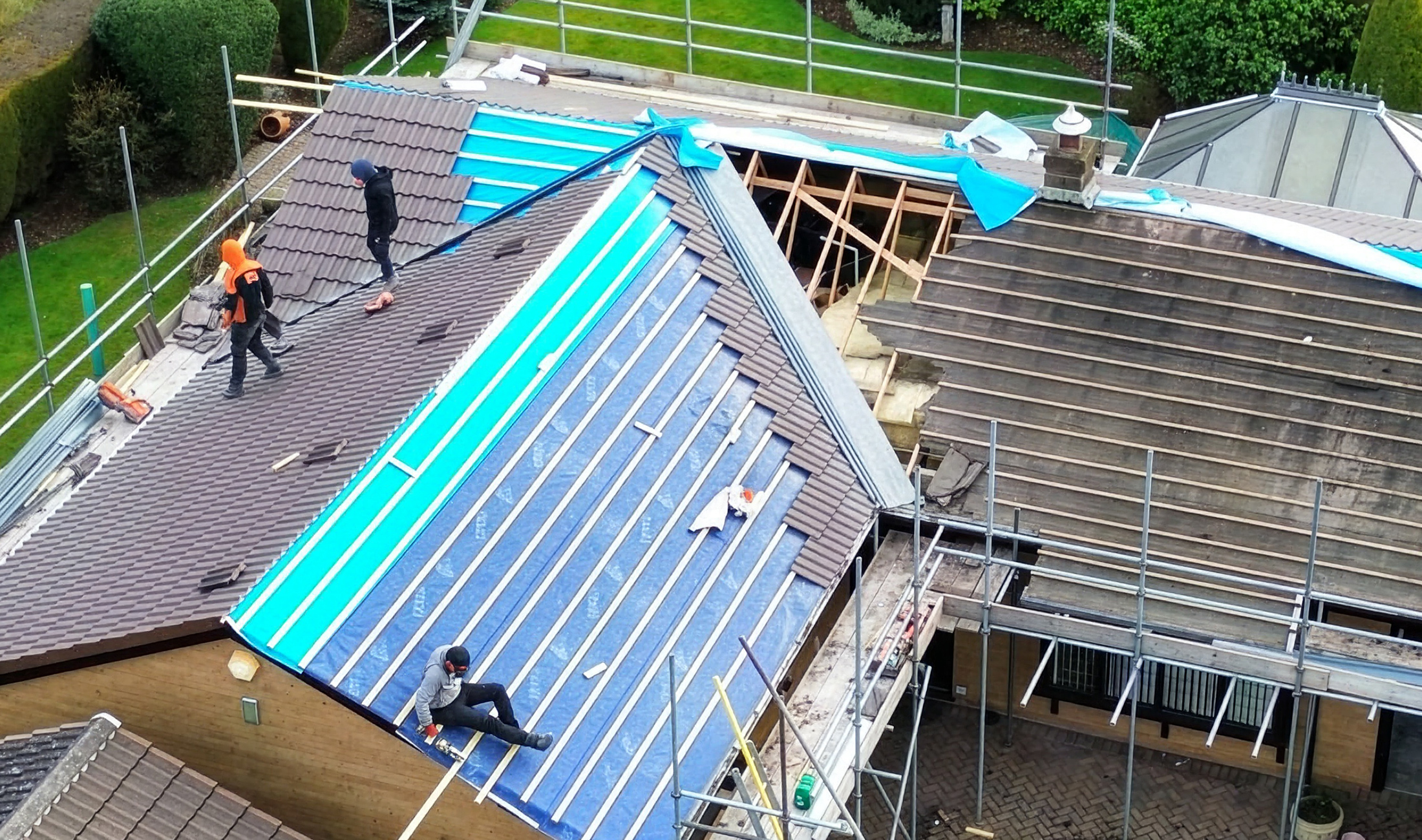 Manchester roof repair work